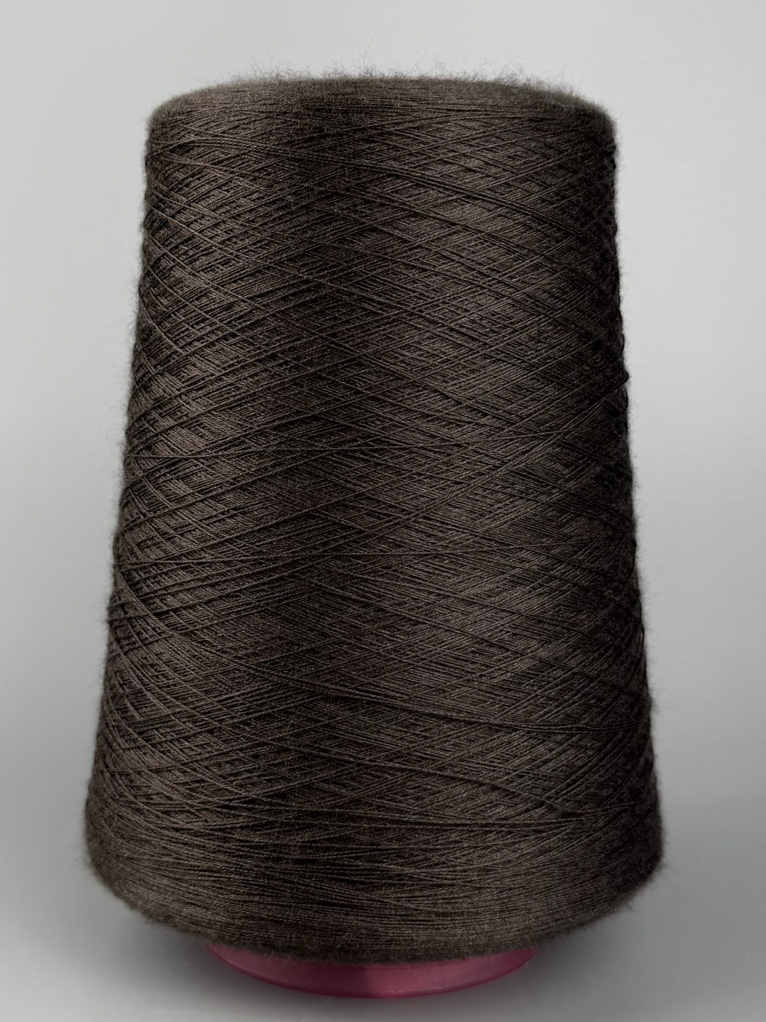 Botto Giuseppe Superzen 2/80 – Fil en mérinos et soie col. Marron froid photo 2